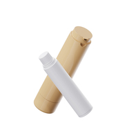 Choebe - Botella Redonda Delgada Vacía con Bomba de Aire ABS, Logotipo Personalizado, Envase Cosmético para Suero, Esencia y Cuidado de la Piel, Venta al por Mayor