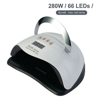Lampe UV professionnelle ZHI JIA Sun X6 MAX 120W en plastique avec capteur de séchage et 45 perles pour le durcissement du vernis gel UV