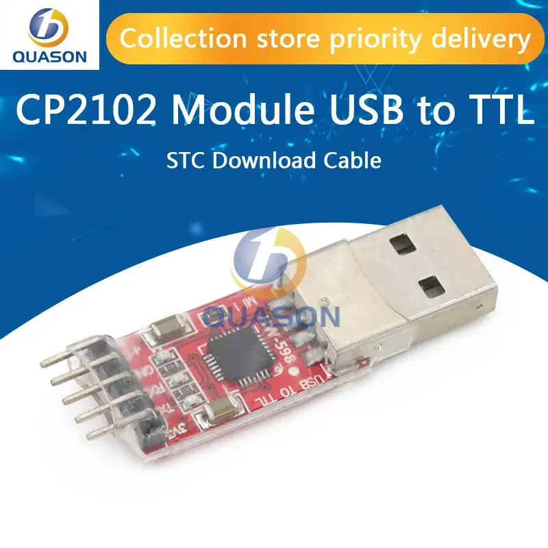 1 Stuks Cp2102 Module Usb Naar Ttl Seriële Uart Stc Download Kabel Pl2303 Super Brush Line Upgrade