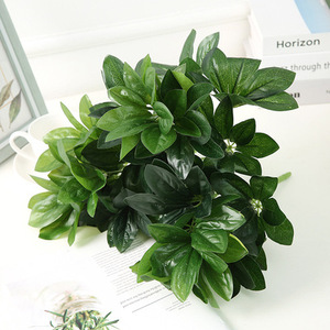 Plantes artificielles, arbustes en soie artificielle, fausses plantes Schefflera, aspect réaliste, fausses feuilles vertes, arrangements pour l'intérieur et l'extérieur, jardin, bureau - Product Image 4