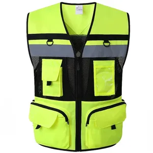 Gilet réfléchissant haute visibilité vêtements de travail moto cyclisme Sports vêtements de sécurité réfléchissants en plein air manteau de sécurité pour voiture
