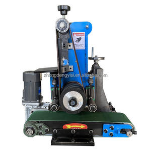 Máquina de lijado y pulido de metal de banda simple, máquina de lijado y desoxidación de acero de doble banda, lijadora de banda para desbarbado - Product Image 1