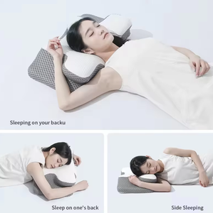Almohada Cervical Inodora para Aliviar el Dolor de Cuello, Espuma Viscoelástica Ortopédica Ergonómica, Lavable, para Todos los Tipos de Dormir - Product Image 2