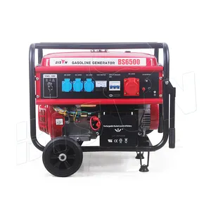 Bison Lpg Essence Portable 5.0KW 5.5KW 110V/220V 50HZ Mini Générateur D'onduleur D'essence Silencieux De Puissance Super Silencieux