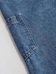 GX9401 Jeans <span class=keywords><strong>da</strong></span> <span class=keywords><strong>Donna</strong></span> alla Moda 2026 Streetwear Nuovi Retrò Lavabili Unici Casual Larghi <span class=keywords><strong>Cargo</strong></span> Irregolari in Denim - Product Image 6