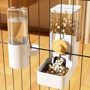 Fontaine à eau pour chat, gamelle pour lapin, bouteille d'eau suspendue pour chien, distributeur automatique de nourriture et d'eau pour chiens et chats. - Product Image 1