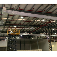 Conduit d'air professionnel antibactérien Textile flexible silencieux Entrepôt de chauffage écologique Conception de salle de sport Industriel rentable