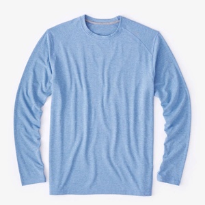 Camiseta Raglán de Manga Larga de Algodón y Elastano de Alta Calidad, Cuello Redondo, Corte Ajustado, Antiarrugas, Secado Rápido, Transpirable, 180g, con Logotipo Personalizado - Product Image 2