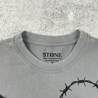 Fabricant de t-shirts OEM, t-shirt ample en coton biologique doux 200 g/m², épaules tombantes, pour hommes, imprimé