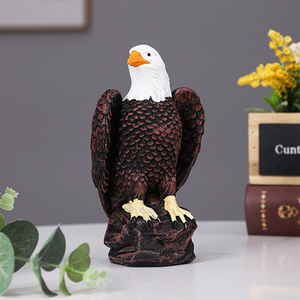 Statue d'Aigle Chauve Américain en Résine en Gros, Sculpture Animale, <span class=keywords><strong>Figurine</strong></span> de Faucon pour Décoration de Jardin, Extérieur, Patio, Cour, Allée - Product Image 4