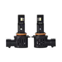 Phare à LED 9006 avec conception de ventilateur, utilisation tout-terrain, Plug and Play, éclairage haute performance