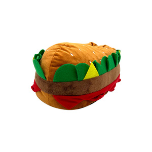 Zapatillas de hamburguesa con queso y Hamburguesa de felpa para adultos en forma de comida hogar cálido novedad dibujos animados algodón zapatillas divertidas - Product Image 4