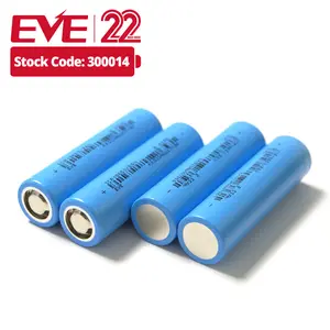 EVE 18650 3.6V 2550mAh 충전식 배터리 18650 셀 크기 지게차 에너지 저장 골프 카트 소비자 전자 제품