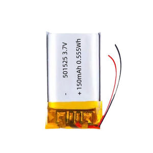 501525 3.7 V Mini batteria ai polimeri di <span class=keywords><strong>litio</strong></span> 3.7 volt 150mAh batteria LiPo ricaricabile per Pet GPS tracker - Product Image 1