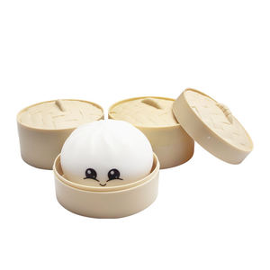 HINES TPE Squishy alimentaire à remontée lente, en vrac, conditionnements individuels, jouets géants en forme de boulette avec visages et cuiseur vapeur, pour 5 à 7 ans - Product Image 4