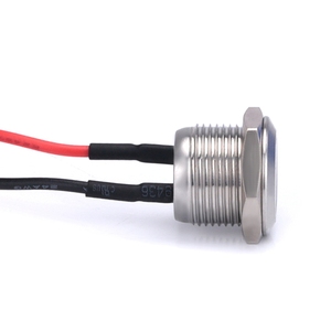 12/16/19/22mm không thấm nước dẫn ánh sáng tạm thời tự khóa & thiết lập lại động cơ xe Công Tắc Điện mở khóa kim loại nút nhấn chuyển đổi - Product Image 2