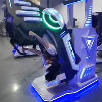 360 grados 9d realidad virtual simulador vr diapositiva vr simulador máquina 9d vr vuelo 360 para la venta