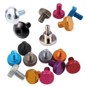 Vít Ngón Cái Đầu Ngón Cái Đầu Máy Giặt Bằng Cao Su Phẳng Màu Đen Thép Không Gỉ M2 M3 M4 Mạ Kẽm Độ Chính Xác Cao Của Trung Quốc - Product Image 3