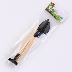 Ensemble d'outils de jardin en acier inoxydable, Mini outils de jardin/parfait ensemble 3 pièces avec manche en bois, truelle de pelle, Promotion spéciale - Product Image 6