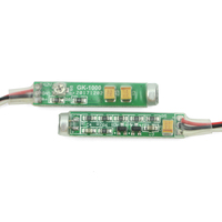 Mikrofon Monitor Suara CCTV Dinamis Mini yang Dapat Disesuaikan SNR >60dB Pengumpul Suara untuk Sistem Kamera Keamanan
