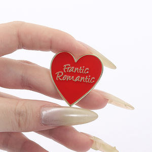 Hoffnungslose romantische Emaille Pin lustige rote Herz Brosche Revers Abzeichen Schmuck süße Liebe Geschenk für Freunde - Product Image 4