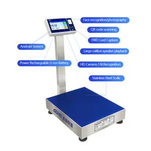 SOHE 2024 Hot Selling 7 Inch Screen 600*800mm 15kg-800kg Multifunctional Multi-device Industrial Android Smart Scale