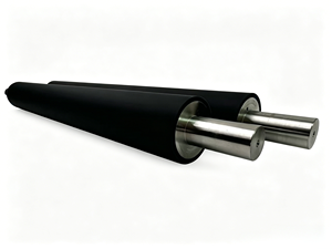 <span class=keywords><strong>Rouleau</strong></span> en caoutchouc PU personnalisé OEM ODM |   <span class=keywords><strong>Rouleau</strong></span> de convoyeur industriel à âme en acier recouvert de polyuréthane résistant aux hautes températures - Product Image 2