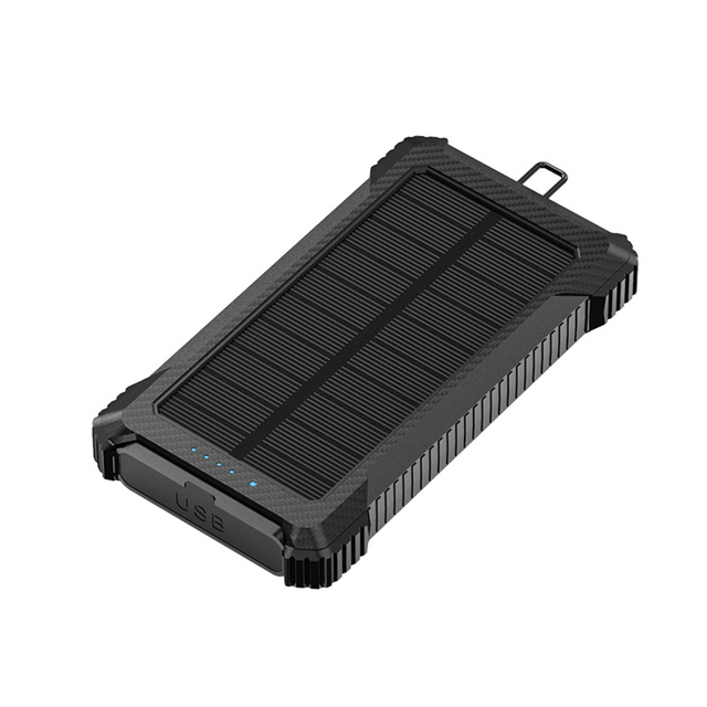 Factory Direct Selling Waterproof Portable Wireless Solar LiFePO4 10000mAh Power Bank with Fast Charging for Camping