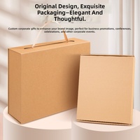 Juego de Regalo de Papel Promocional con Logotipo Personalizado de Wisteria, Exquisito Juego de 2 Piezas con Vaso de Viaje y Cuaderno Encuadernado en Encaje, Regalo Empresarial