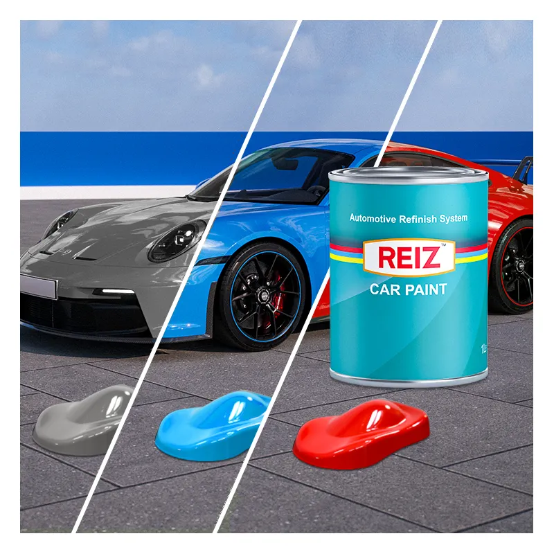 REIZ High Performance China Hitze beständige Pulver beschichtung Metallic Refinish Autolack Weiße Farbe Sprüh farbe