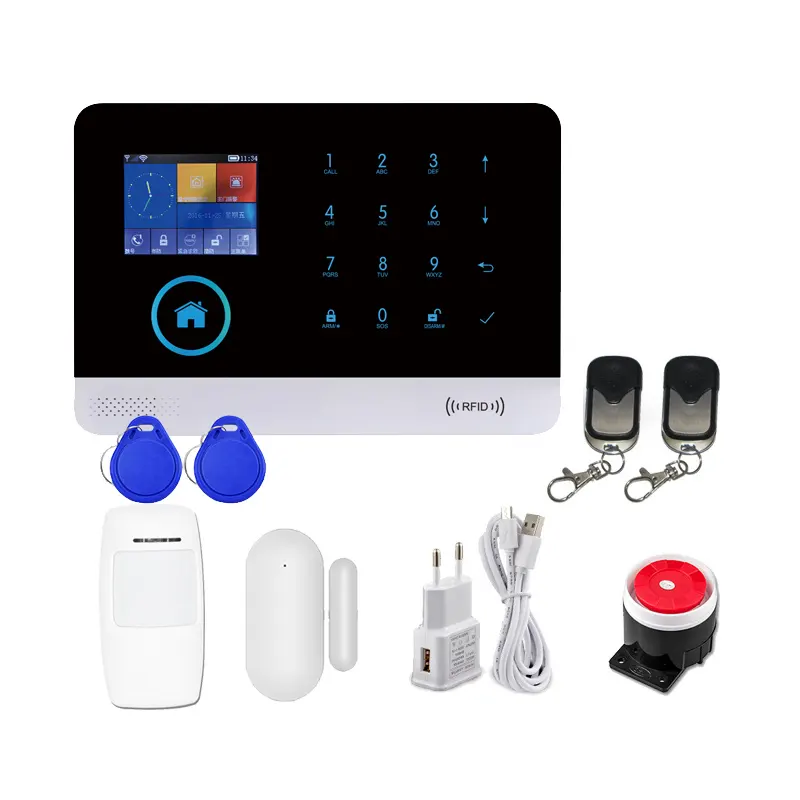Alarm System for Home Burglar Security 433MHz WiFi GSM Alarm Wireless Tuya Smart House App Control