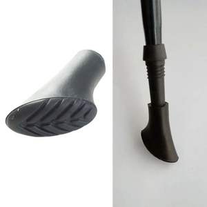 Couvre-pointes en caoutchouc pour bâtons de trekking, antidérapants, résistants à l'usure, accessoires pour bâtons de randonnée en plein air - Product Image 4