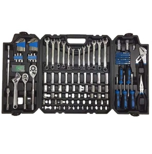 طقم مفاتيح صندوقية احترافية من 228 قطعة طقم أدوات لتصليح السيارات بصندوق متين - Product Image 1