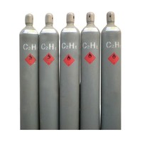 Gaz réfrigérant éthane de haute pureté 99,99 % (3N à 5N) 50L, gaz réfrigérant R170, gaz C2H6, gaz éthane