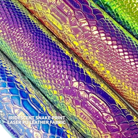 Cuir PU métallisé gaufré à motif losanges holographiques pour chaussures de golf d'extérieur, sacs, textiles de maison et accessoires de canapé