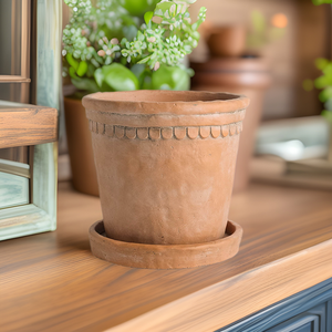 Coarse Pottery Bohemian Design <b>Succulent</b> Small Flower <b>Pot</b> Breathable Green <b>Plant</b> Office Desktop <b>Pot</b> - Product Image 1