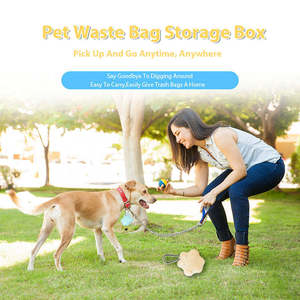 Dispensador Portátil de Bolsas para Excrementos de Perro, de Silicona, Caja para Bolsas de Caca, Suministros Esenciales de Limpieza para Mascotas en Viajes - Product Image 4