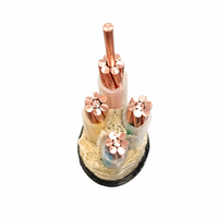 Cable de Alimentación de Bajo Voltaje YJV22 de 0.6/1kV, Blindado con Cinta de Acero, Aislamiento XLPE, 6mm²