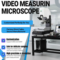 Quick Scanning Measuring Microscope Universal Testing Equipment with Industrial Camera High Accuracy 3μm 1-Year Warranty