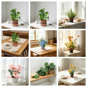 Planta Artificial <span class=keywords><strong>en</strong></span> <span class=keywords><strong>Maceta</strong></span> Pequeña de Ciprés Curvado Flocado de 22.86 CM, Ecológica y Duradera, para Decoración de Interiores y Escritorio del Hogar - Product Image 5