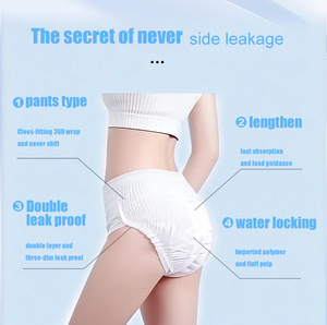 Culottes menstruelles jetables pour femmes J.CongBo ; Culottes menstruelles jetables et culottes menstruelles douces pour femmes - Product Image 3