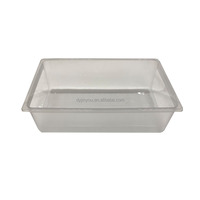 Baignoire transparente en PP avec boule python, boîte d'élevage de reptiles, plateau de support de serpent 63x38x13.5cm, bassin de serpent, nouvelle collection