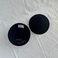 Kipás de Lino Personalizadas al por Mayor con Bolsillo Interior para Clips, Yarmulkes a Granel para Bar Mitzvah y Bodas Judías, Bordado Tono sobre Tono