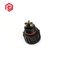 Connecteur de câble d'alimentation extérieur en nylon M20, 2-5 broches mâle/femelle, fixation par vis, étanche IP68, circulaire, pour bande lumineuse LED électrique