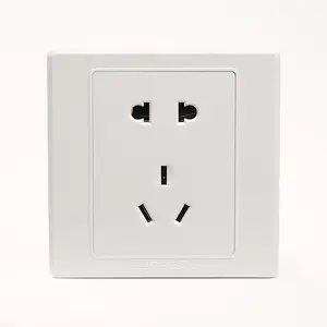 Xincheng UK/EU Standard electric 10A 1 Gang Switches And Socket PC Panel Wall Light Push Button Switch wall switch