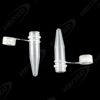 Tubes d'centrifugeuse avec capuchon plat, accessoire de remise de diplôme à fond conique, 1.5ml, 2 pièces