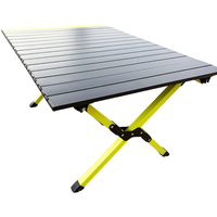 EFT-2321 Leichter Klappbarer Campingtisch Alu6063 Tragbarer Eierrollentisch für Camping Wandern Picknick