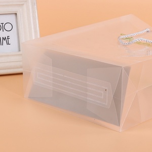 Customizable <b>Transparent</b> PVC Gift <b>Bags</b> Rectangle Side Gusset Plastic <b>Bags</b> with Moisture Proof Feature Printed <b>Bags</b> - Product Image 5