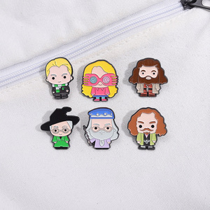 Broche en métal Anime de dessin animé Creative Magic Academy épinglette fantaisie pour vêtements et accessoires - Product Image 4