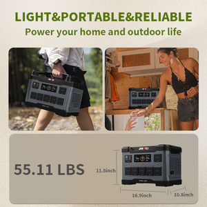 สถานีไฟฟ้าสำหรับแคมป์ปิ้ง Senci 2400w แบตเตอรี่ Lifepo4 ชาร์จด้วยพลังงานแสงอาทิตย์ 2kw ระบบพลังงาน 2000w สถานีไฟฟ้าพกพา - Product Image 5